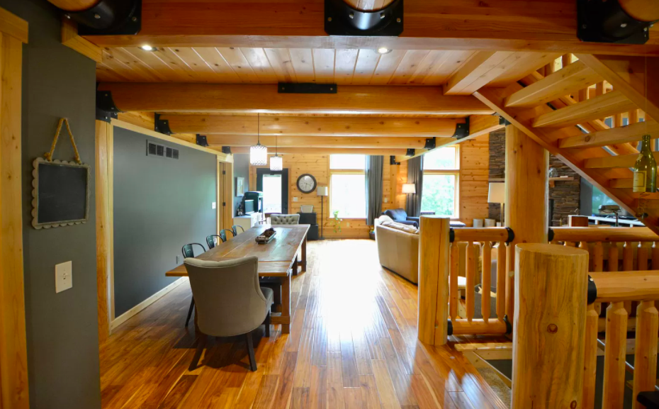 Welch, Minn. log sided home for sale